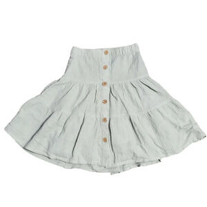 NWT Cat & Jack Girl's Button Tiered Skirt XS 4/5